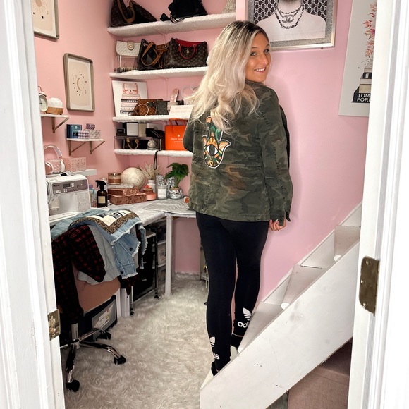 Vintage army hamsa jacket - Picture 4 of 8